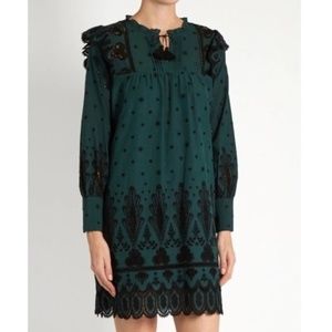 SEA New York Embroidered Tunic Dress